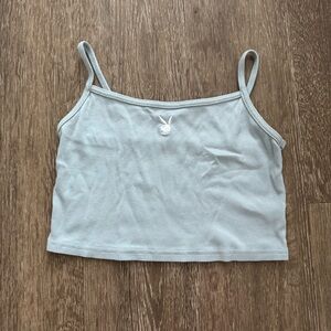 Playboy Women's Gray Crop Top by Pacsun